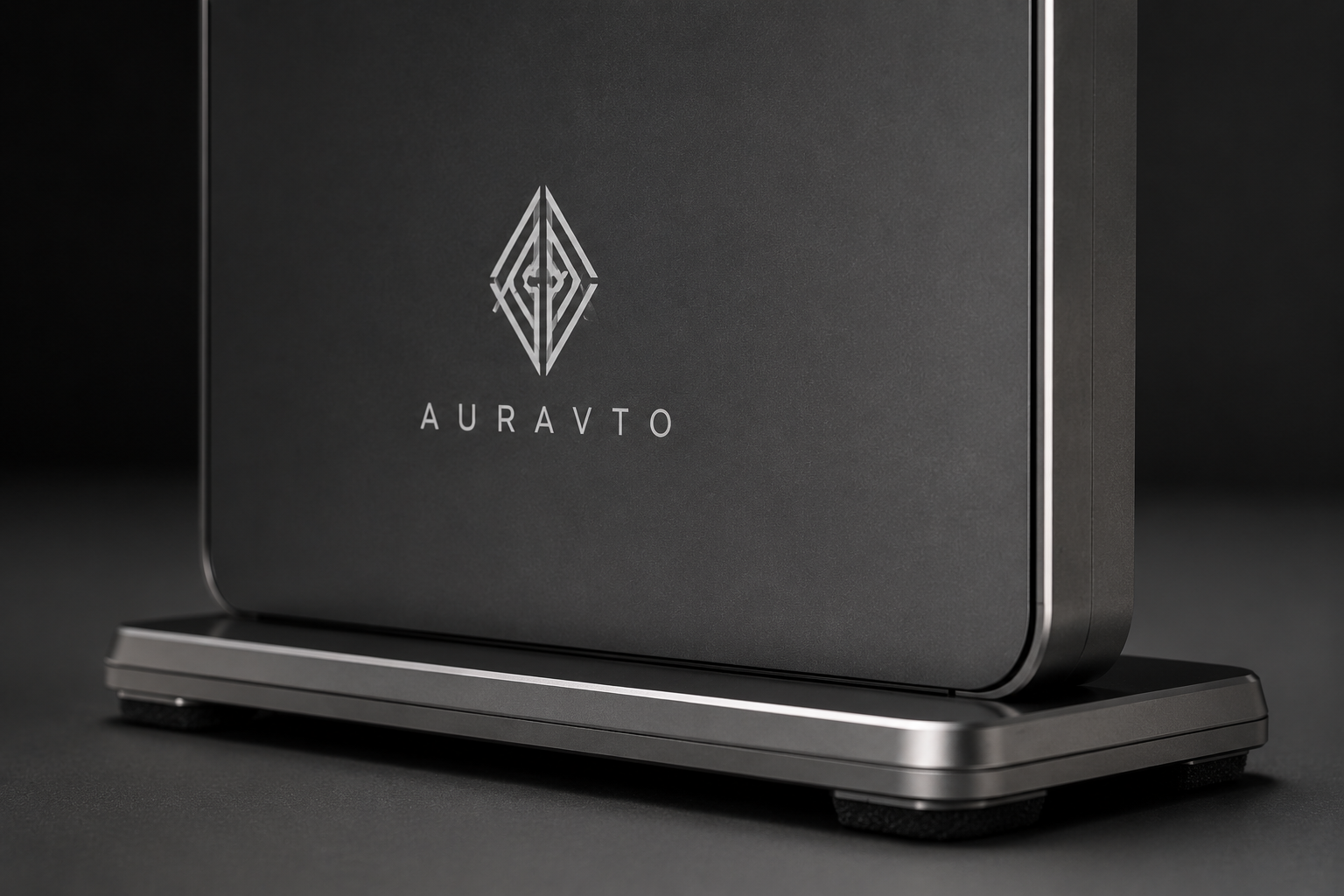 ORA Mirror machined base with logo