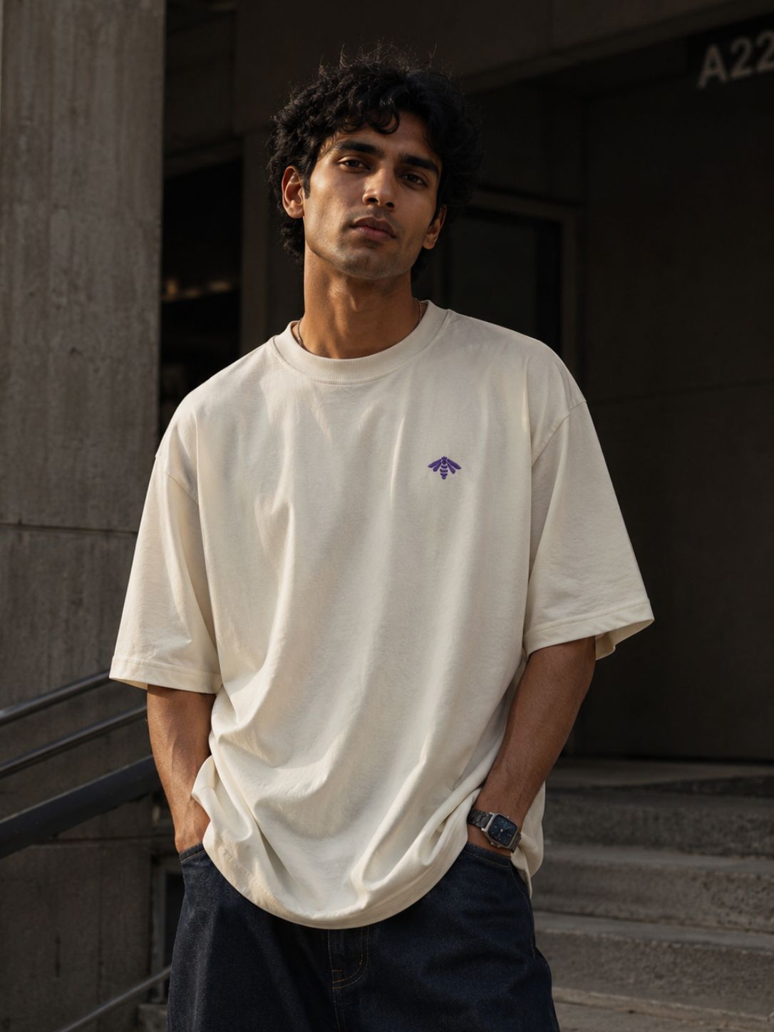 B Label product page — unisex printed t-shirt
